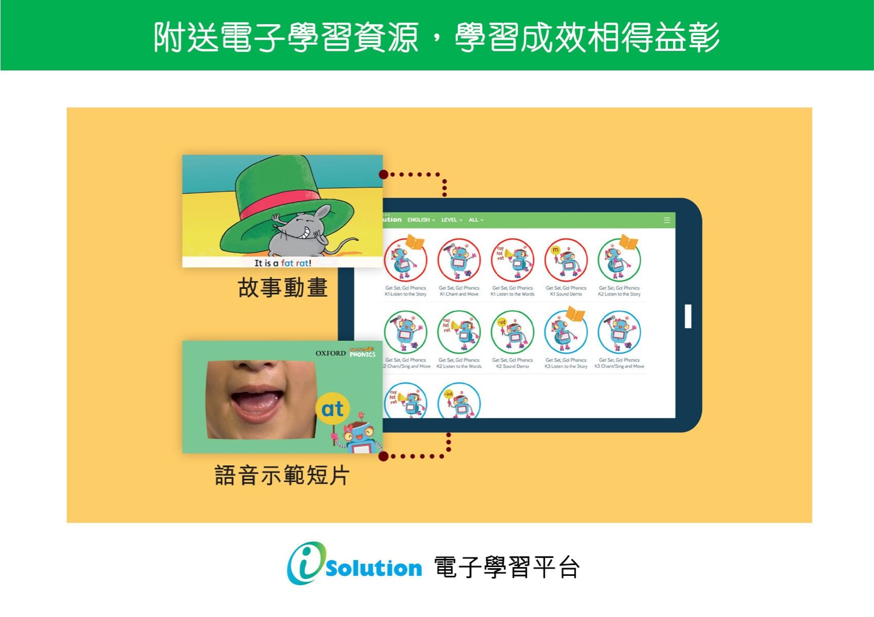Get Set, Go! Phonics 「牛津語音階梯」 學習套裝(2025年最新版)連牛津點讀筆 oup_shop