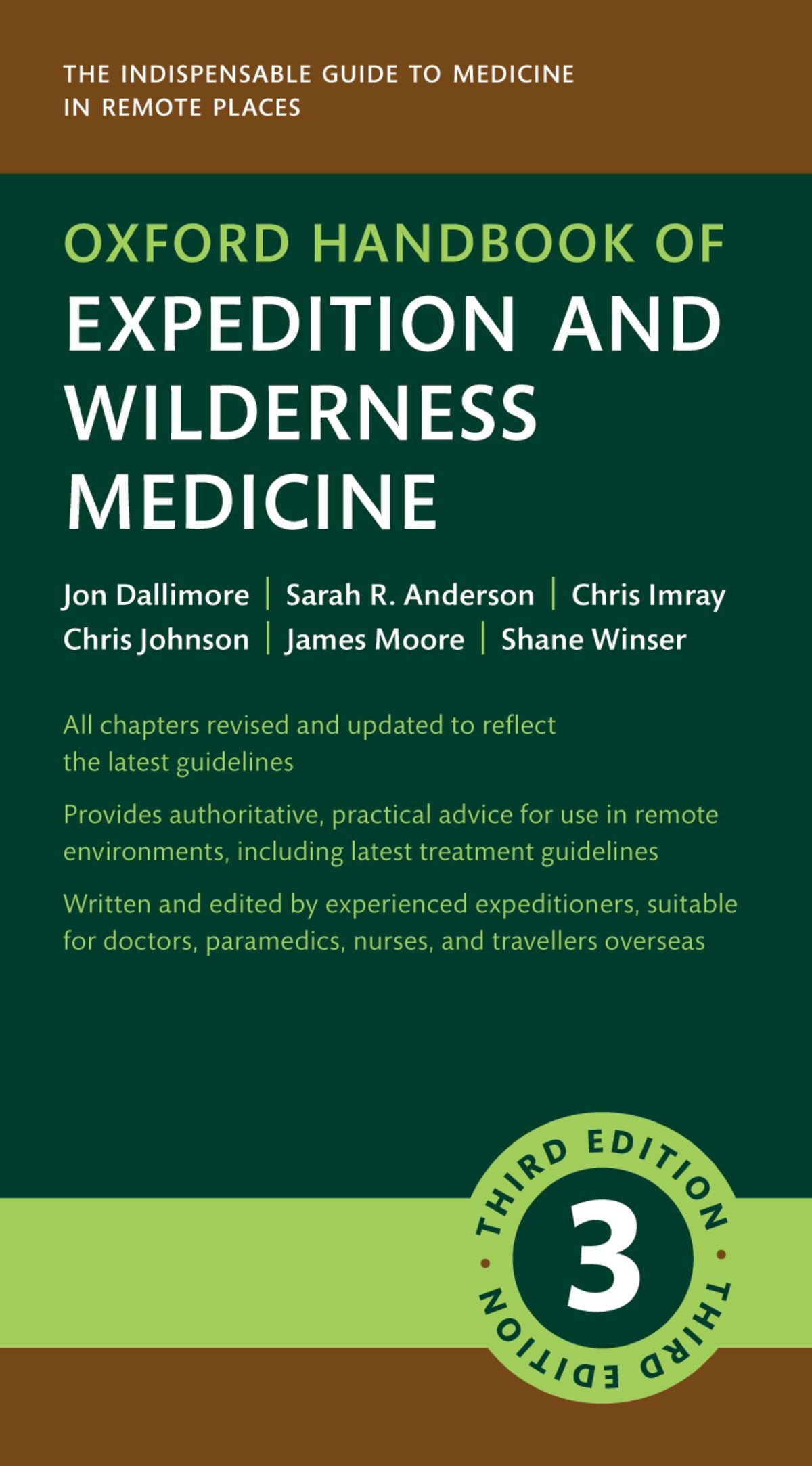 Oxford Handbook of Expedition and Wilderness Medicine (Third Edition) oup_shop