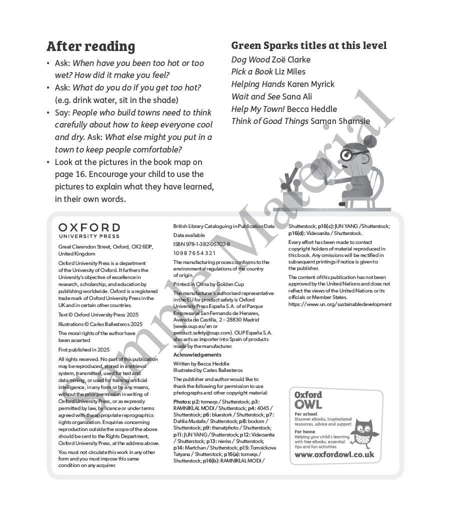 Oxford Reading Tree Green Sparks Level 1 - Level 6 oup_shop