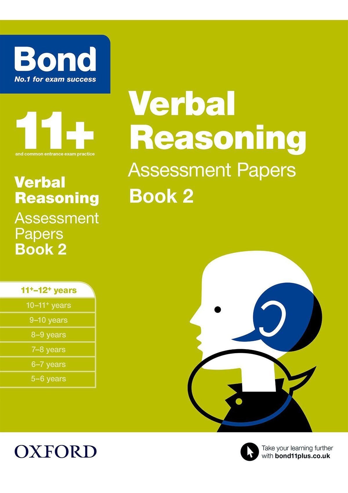 Bond 11+: Verbal Reasoning: Assessment Papers oup_shop 11+-12+ years Book 2
