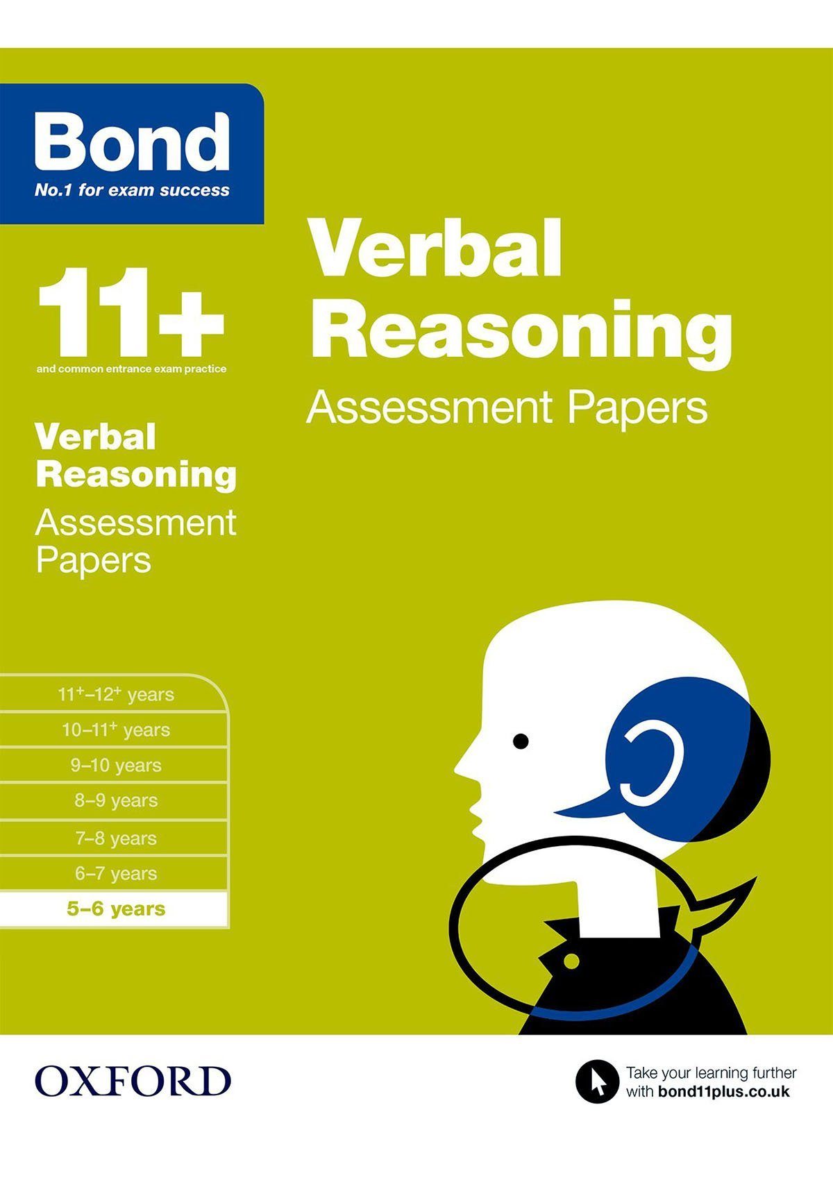 Bond 11+: Verbal Reasoning: Assessment Papers oup_shop 5-6 years