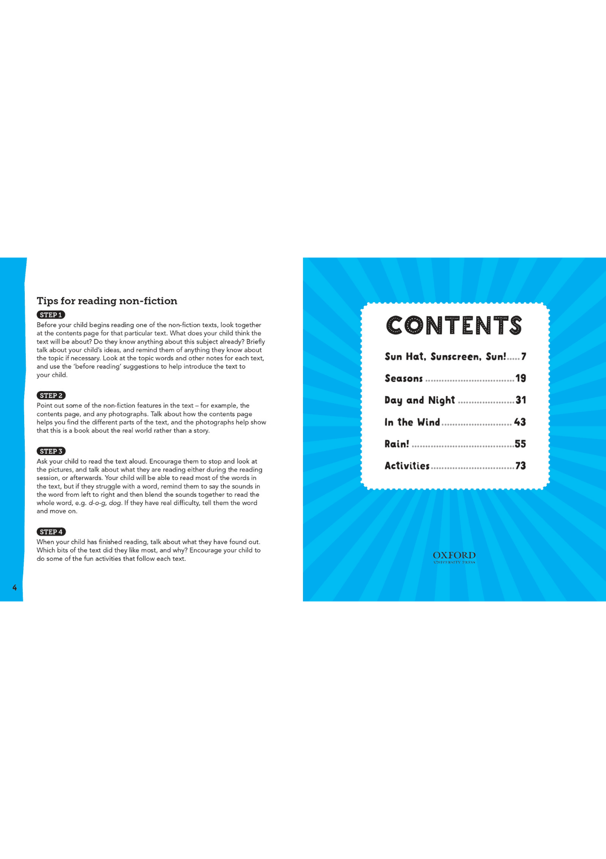 Read with Oxford: Stage 1: Non-fiction: Weather and Seasons oup_shop