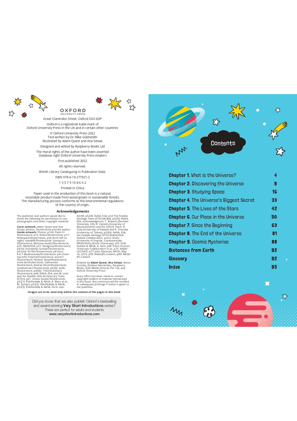 Very Short Introductions for Curious Young Minds: The Secrets of the Universe oup_shop
