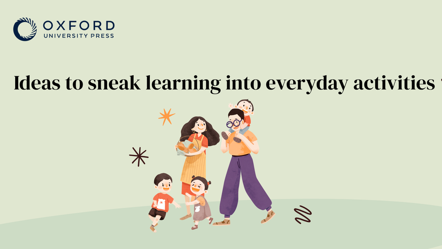 Ideas to sneak learning into everyday activities