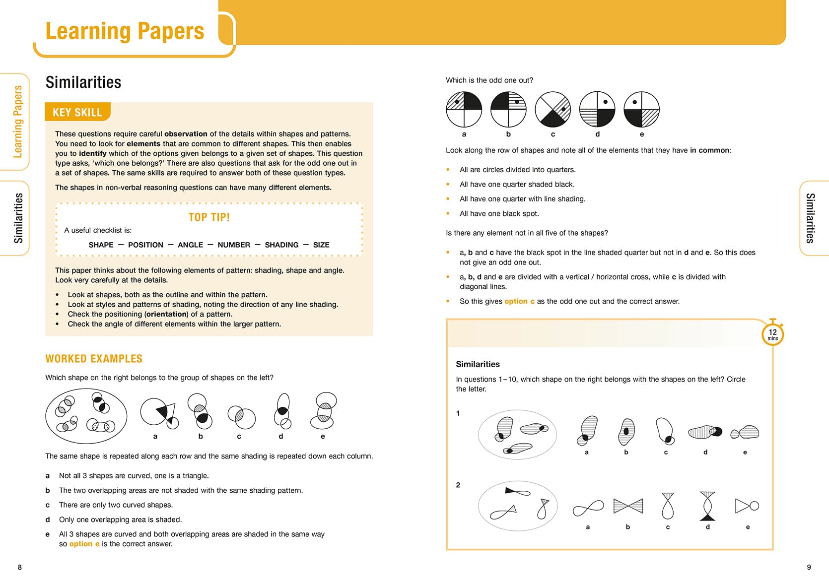 Bond 11+: Bond 11+ Non-verbal Reasoning Assessment Practice