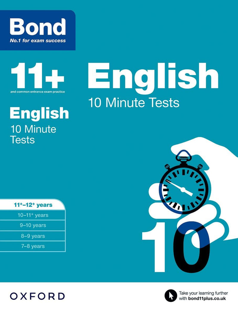 Bond 11+: English: 10 Minute Tests: 11+-12+ years oup_shop 