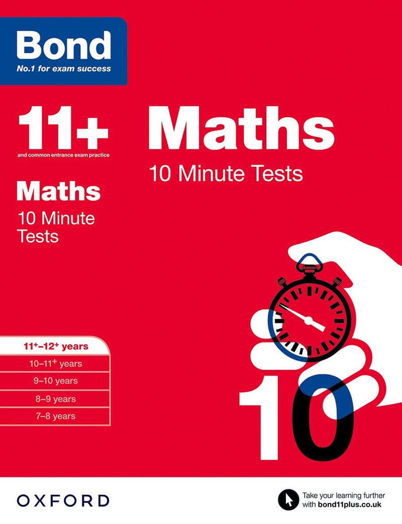 Bond 11+: Maths: 10 Minute Tests: 11+-12+ years oup_shop 