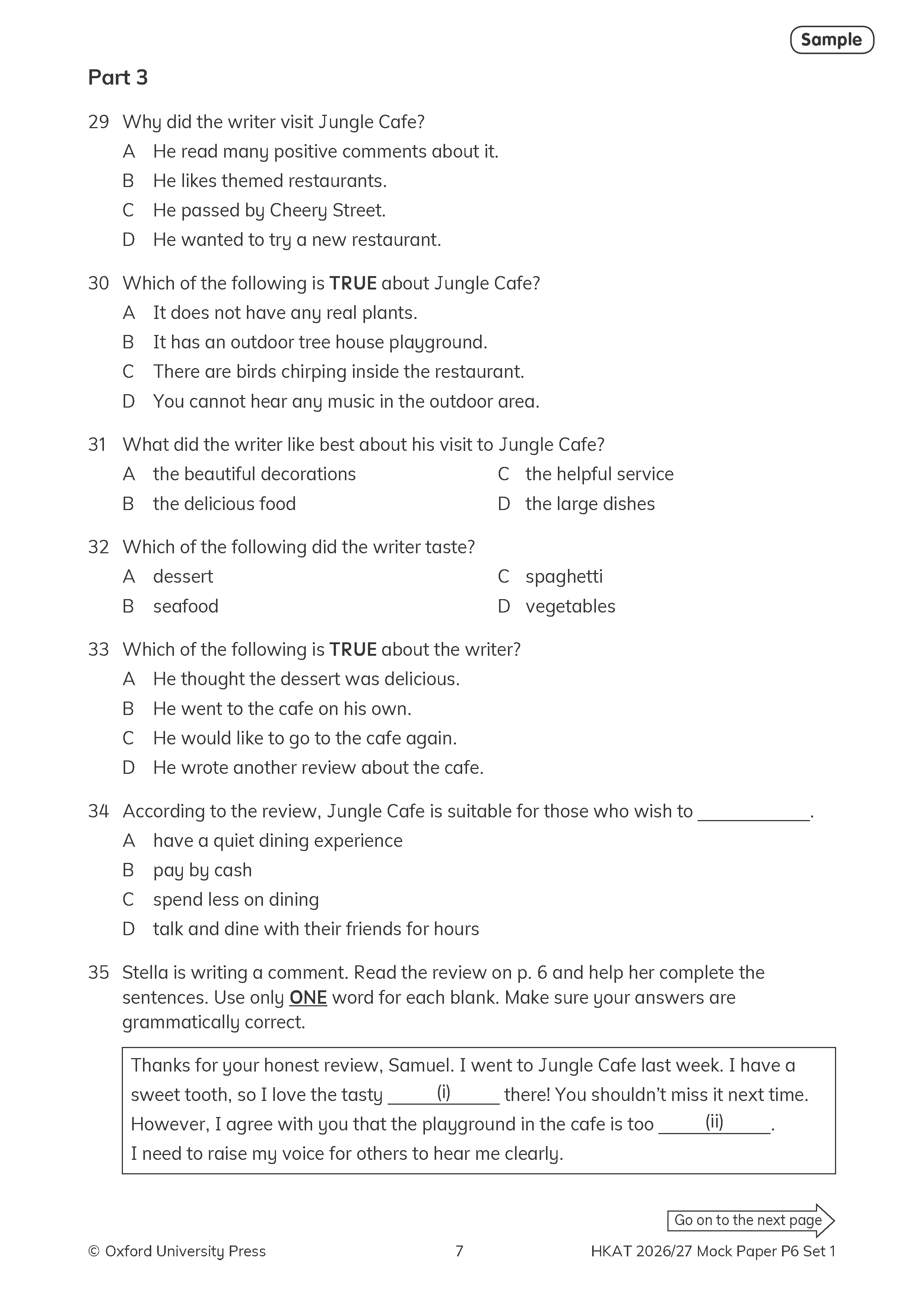 Oxford English Practice Series – HKAT (Pre-S1) English Mock Papers 2026/27 Edition oup_shop 