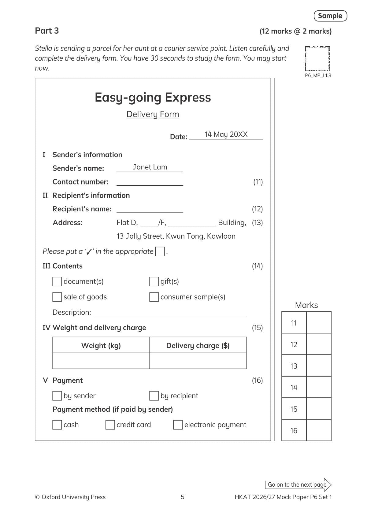 Oxford English Practice Series – HKAT (Pre-S1) English Mock Papers 2026/27 Edition oup_shop 