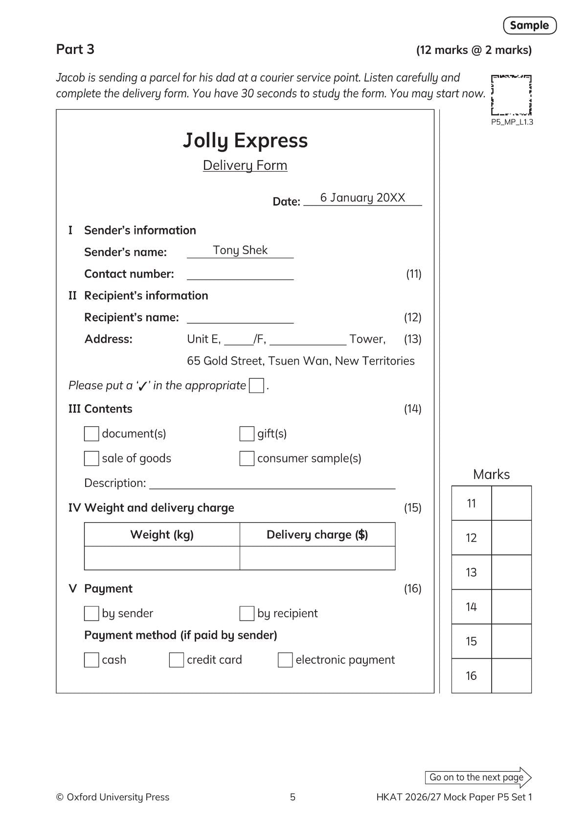 Oxford English Practice Series – HKAT (Pre-S1) English Mock Papers 2026/27 Edition oup_shop 