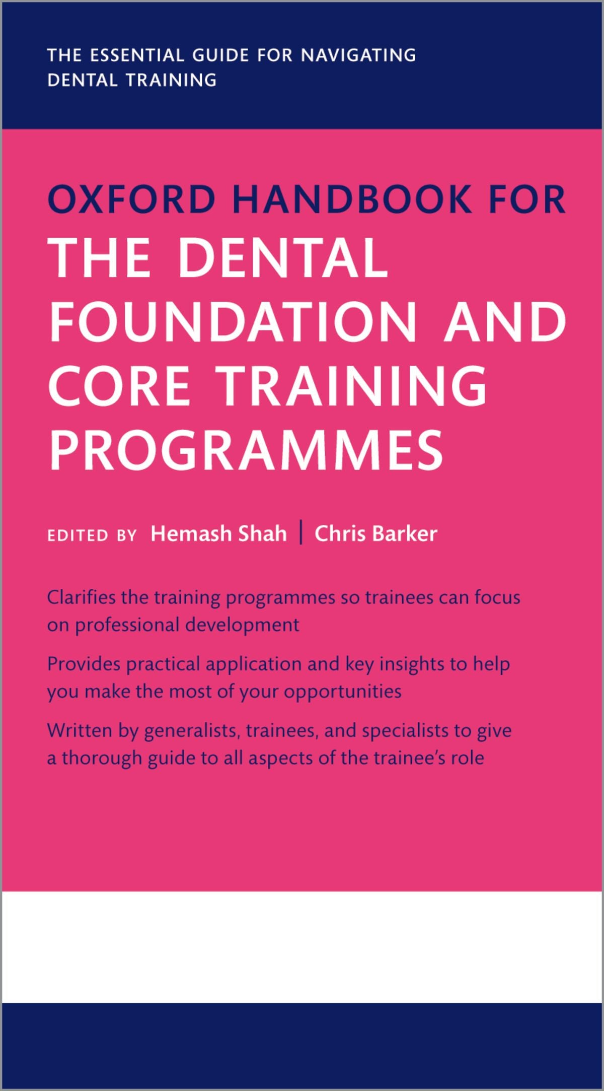 Oxford Handbook for the Dental Foundation and Core Training Programmes oup_shop 