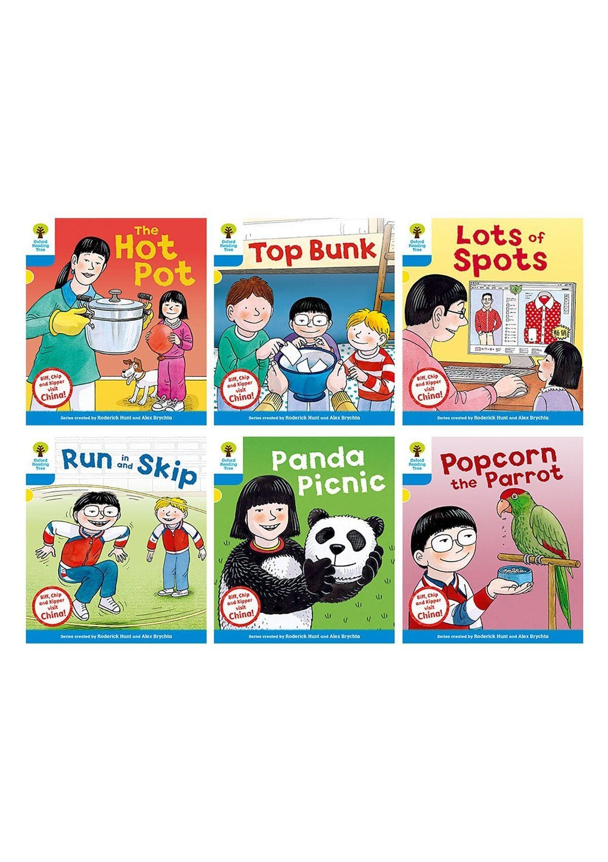 Oxford Reading Tree - Decode and Develop Stories: Biff, Chip and Kipper visit China Level 3 - 5(Mixed Pack of 6) Oxford Reading Tree oup_shop 3 