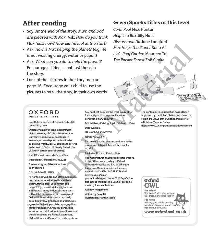 Oxford Reading Tree Green Sparks Level 1 - Level 6 oup_shop 