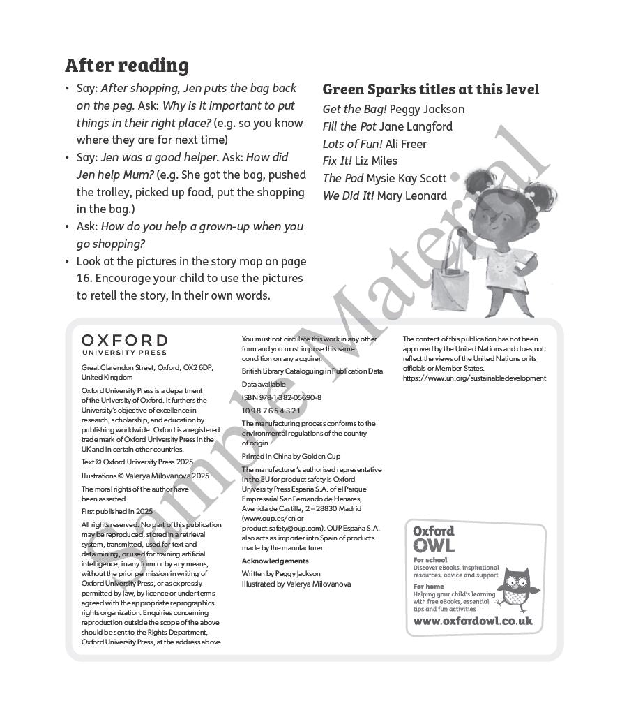 Oxford Reading Tree Green Sparks Level 1 - Level 6 oup_shop 