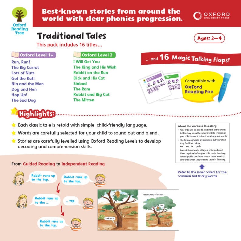 Oxford Reading Tree – Traditional Tales 經典童話故事套裝 | 牛津點讀系列 | 2 至 12 歲適用 oup_shop 2-4 Year Old 