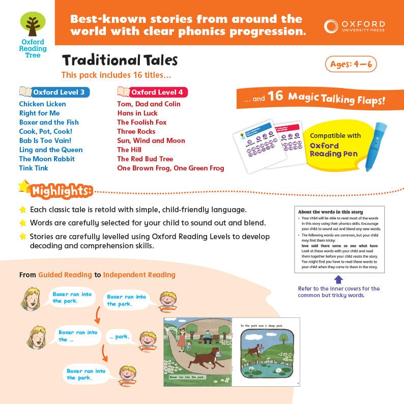 Oxford Reading Tree – Traditional Tales 經典童話故事套裝 | 牛津點讀系列 | 2 至 12 歲適用 oup_shop 4-6 Year Old 