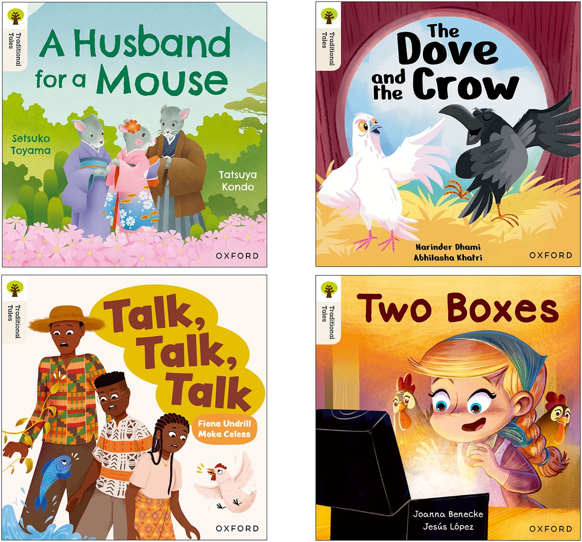 Oxford Reading Tree Traditional Tales: Level 1+ to Level 9: Pack of 4: