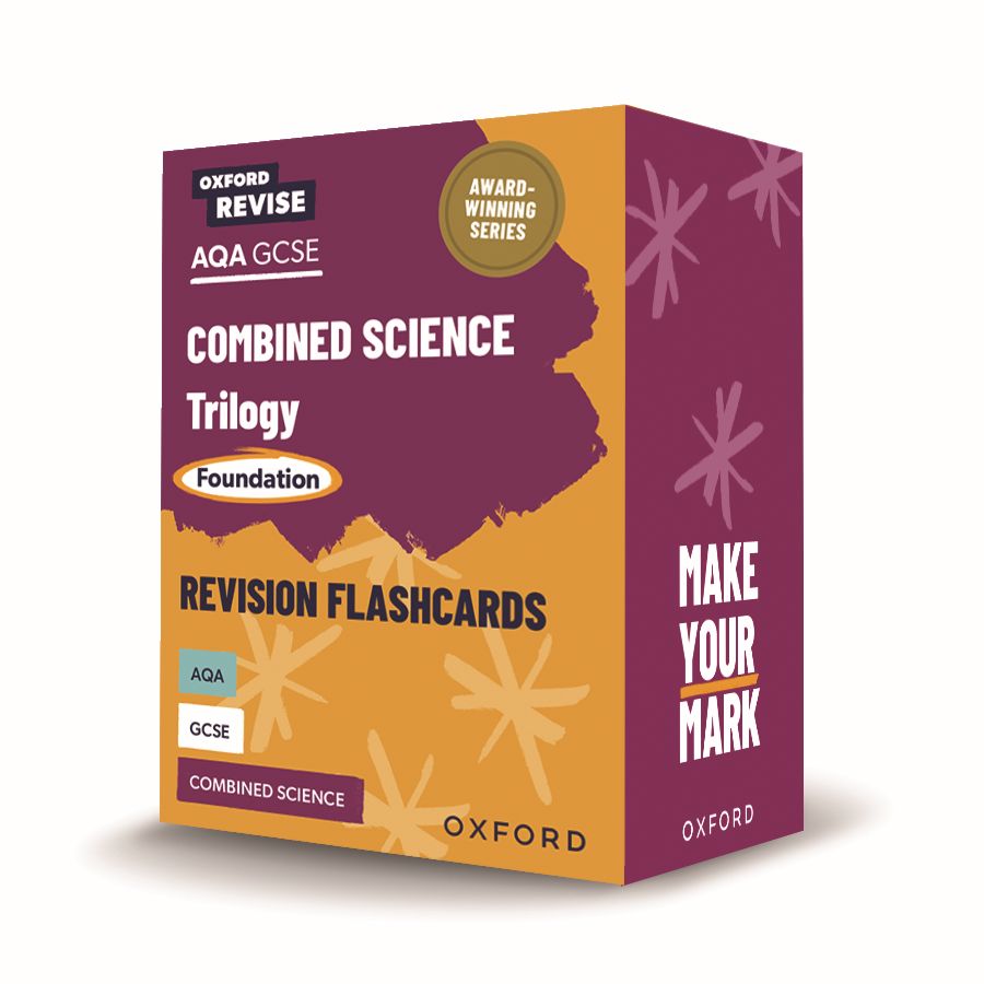 Oxford Revise: AQA GCSE Combined Science Trilogy Foundation Revision Flashcards: For the 2027 Exams oup_shop 