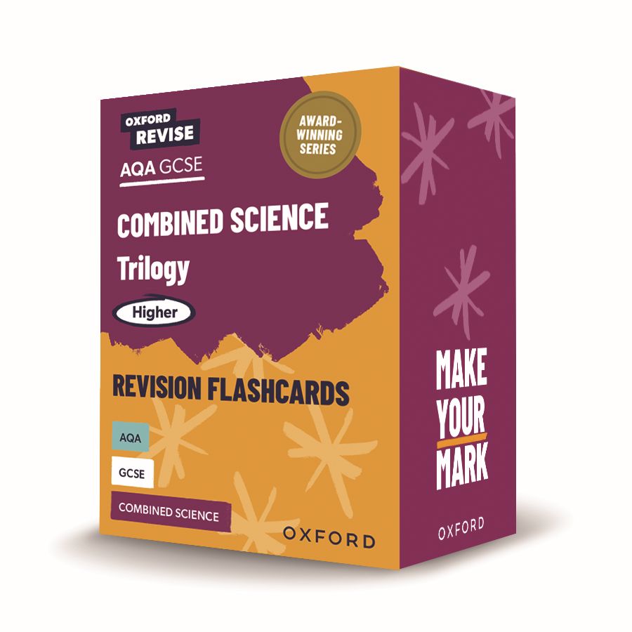 Oxford Revise: AQA GCSE Combined Science Trilogy Higher Revision Flashcards: For the 2027 Exams oup_shop 