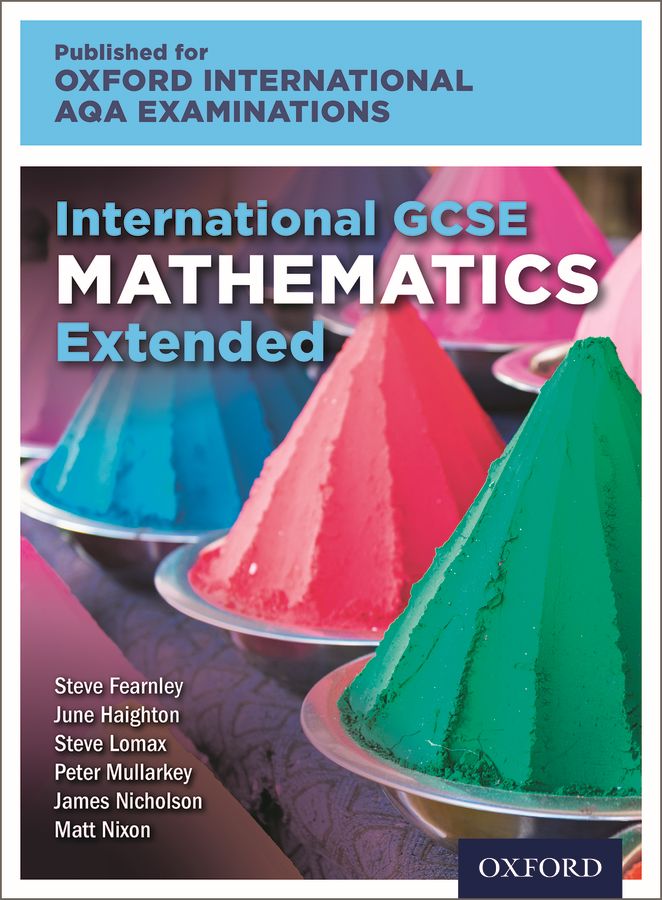OxfordAQA International GCSE Mathematics Extension: Student Book oup_shop 