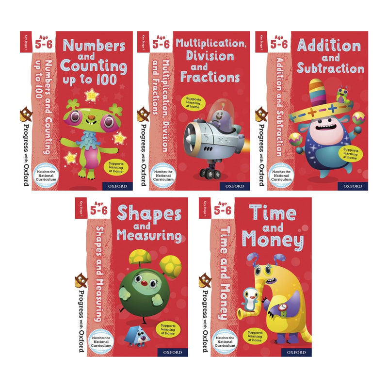 Progress with Oxford Book Set: Maths: Age 5-6 oup_shop 