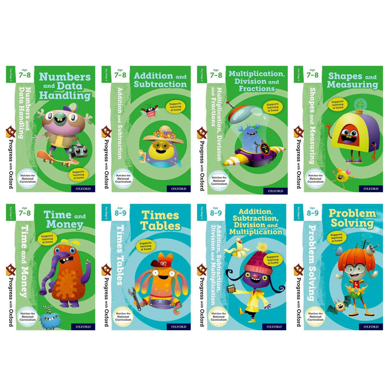 Progress with Oxford Book Set: Maths: Age 7-9 oup_shop 