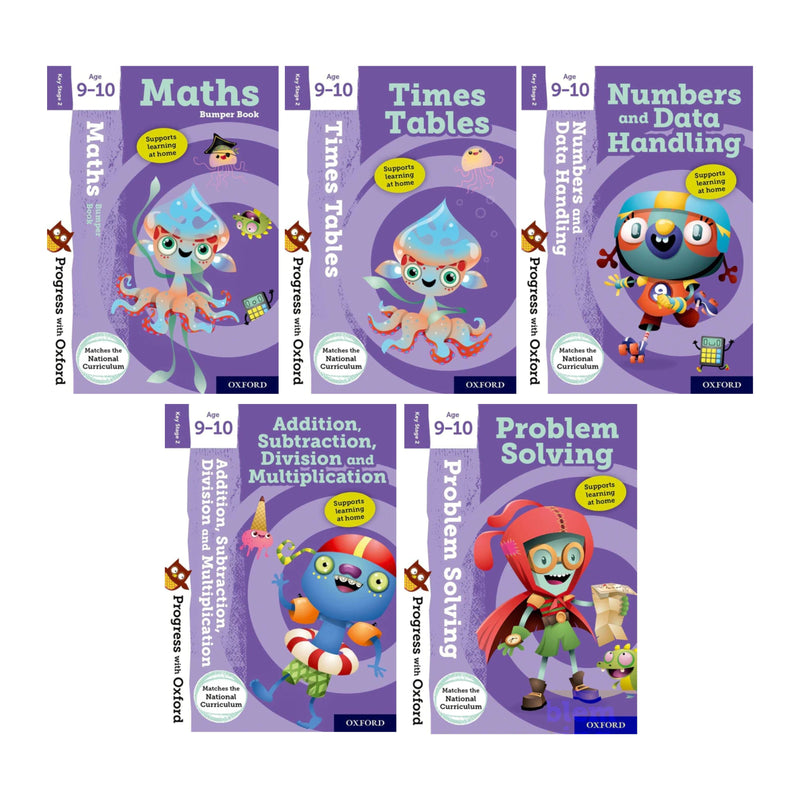 Progress with Oxford Book Set: Maths: Age 9-10 oup_shop 