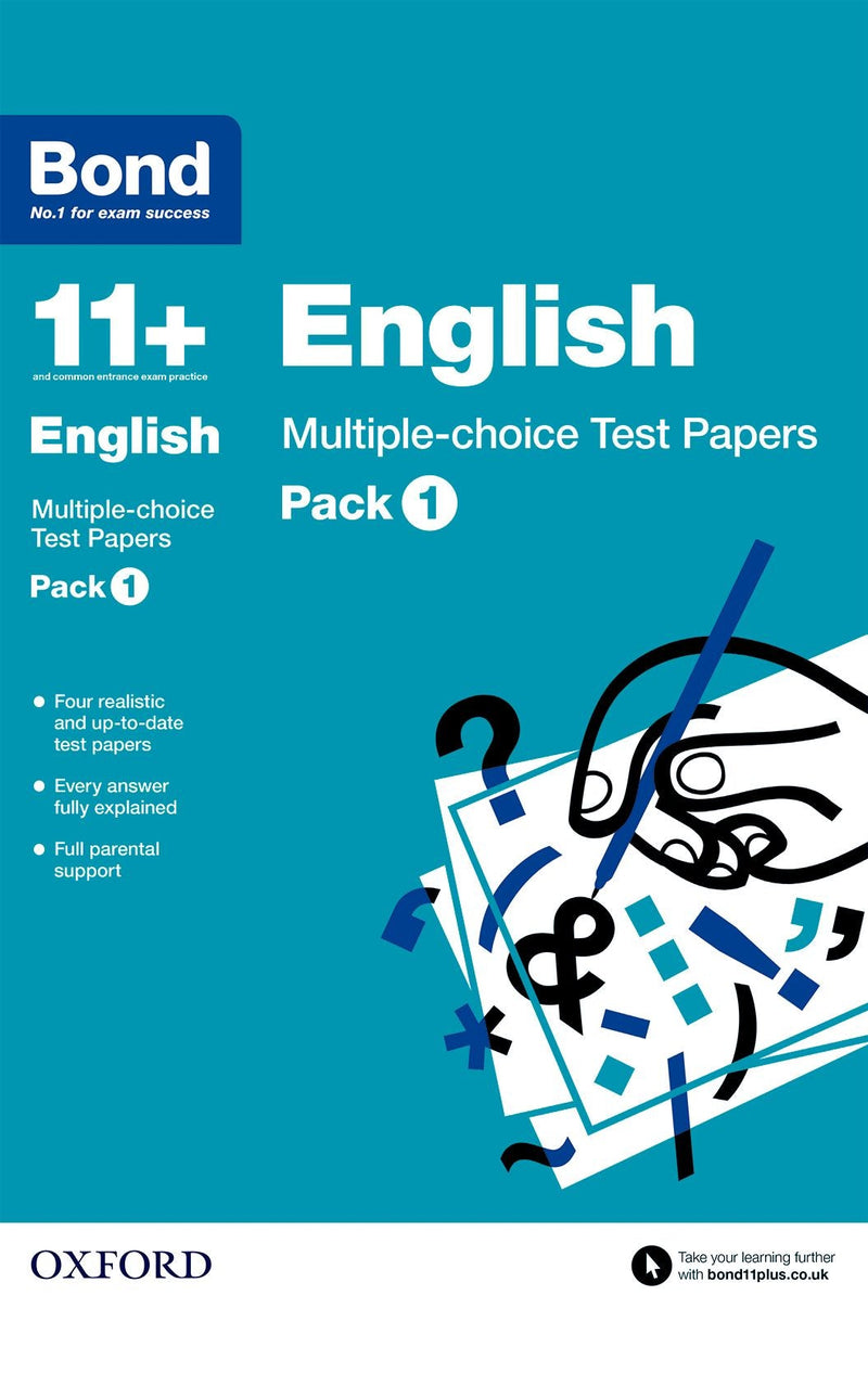 Bond 11+: English: Test Papers oup_shop Mutiple-choice Pack 1 