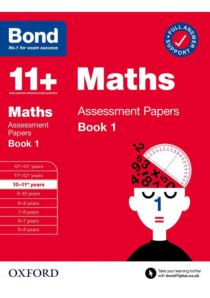 Bond 11+: Maths: Assessment Papers oup_shop 10-11 years Book 1 