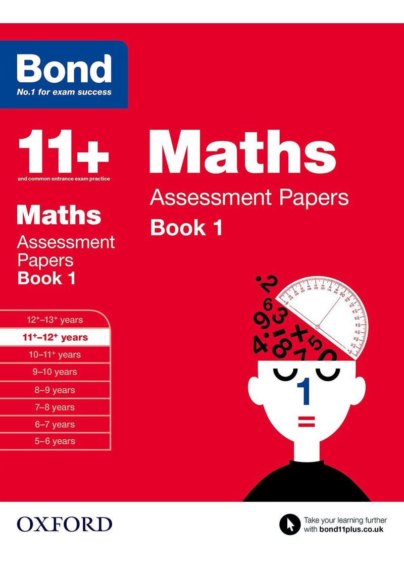 Bond 11+: Maths: Assessment Papers oup_shop 11+-12+ years Book 1 