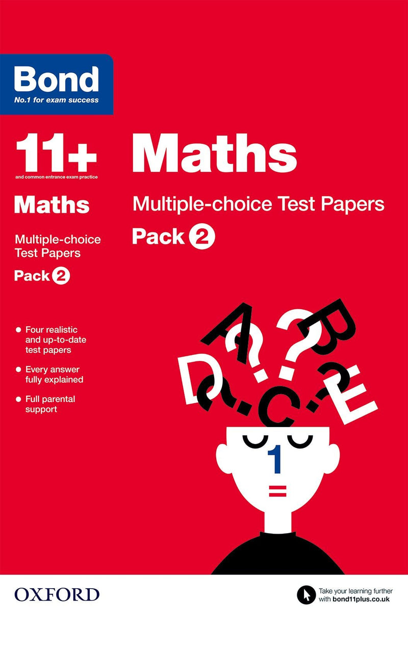 Bond 11+: Maths: Test Papers oup_shop Mutiple-choice Pack 2 