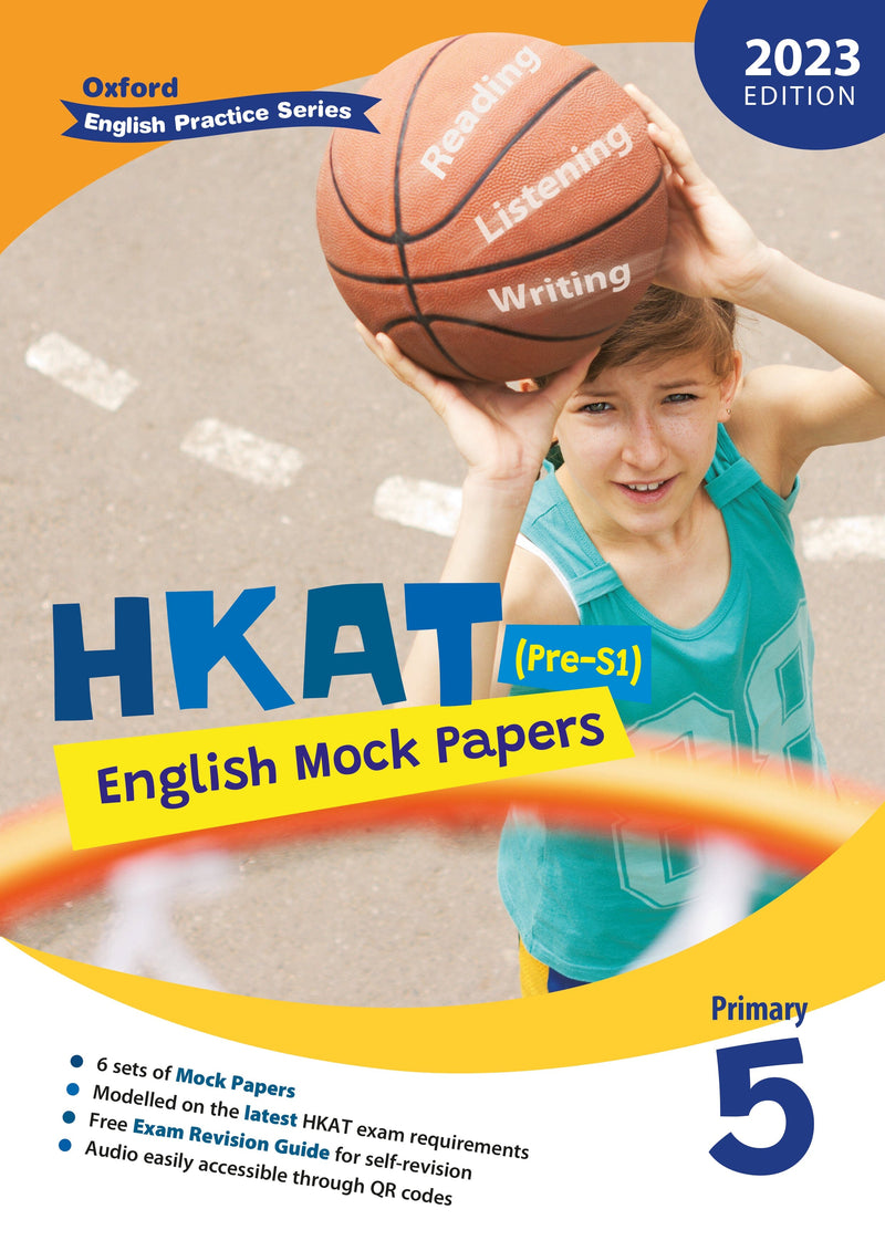 Oxford English Practice Series – HKAT (Pre-S1) English Mock Papers 2023 Edition 小學補充練習 oup_shop 小五 