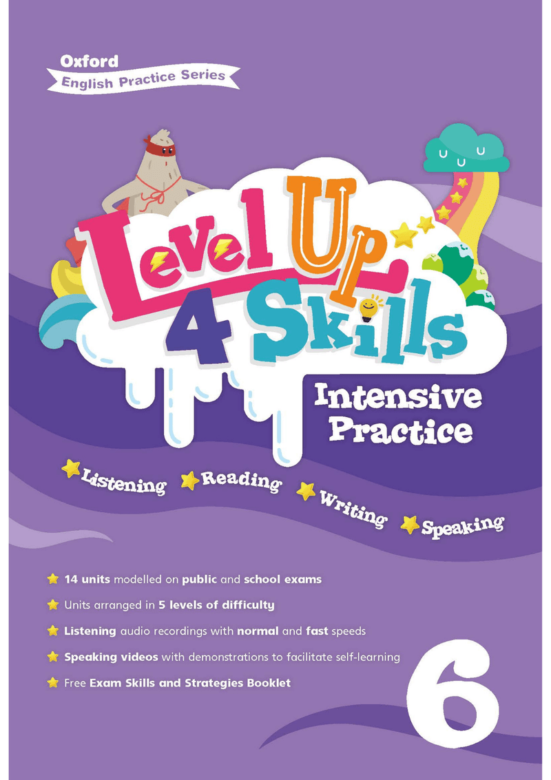 Oxford English Practice Series - Level Up 4 Skills Intensive Practice 小學補充練習 oup_shop 小六 