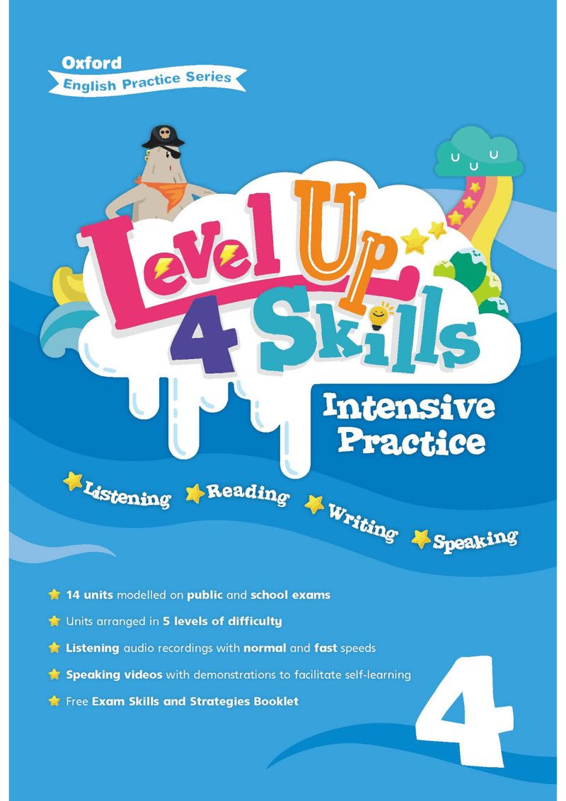 Oxford English Practice Series - Level Up 4 Skills Intensive Practice 小學補充練習 oup_shop 小四 