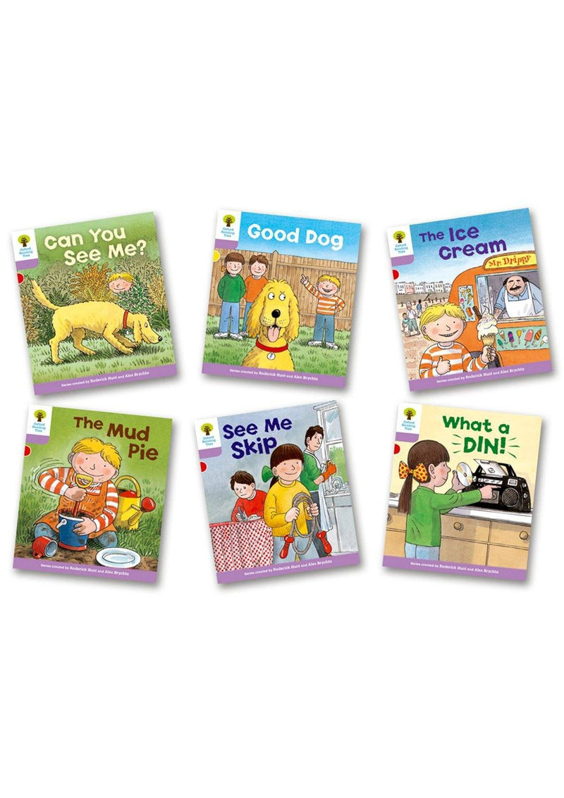 Oxford Reading Tree - Biff, Chip and Kipper Stories Level 1+ (Mixed Pack of 6) Oxford Reading Tree oup_shop Level 1+ More First Sentences C 