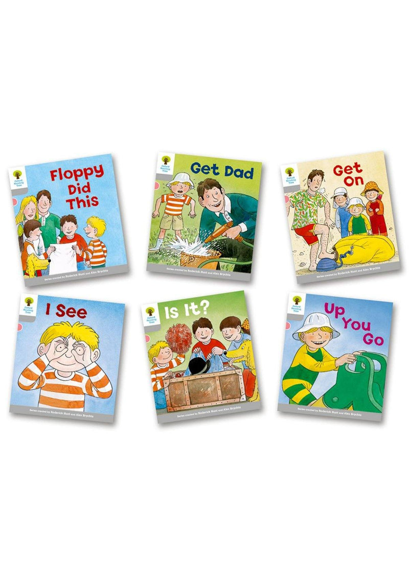Oxford Reading Tree - Biff, Chip and Kipper Stories Level 1 (Mixed Pack of 6) Oxford Reading Tree oup_shop Level 1 More First Words 