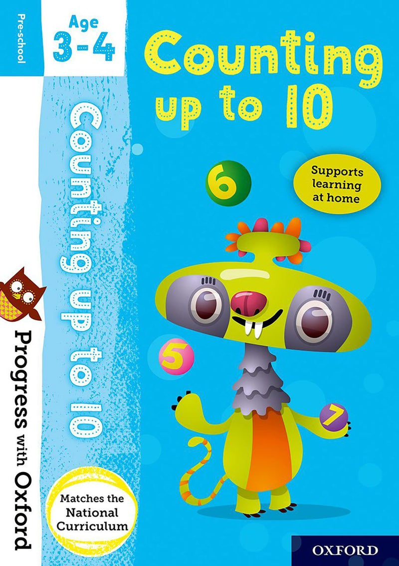 Progress with Oxford Age 3-4 小學補充練習 oup_shop Counting up to 10 