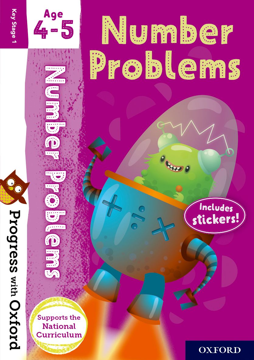 Progress with Oxford Age 4-5 小學補充練習 oup_shop Number Problems 