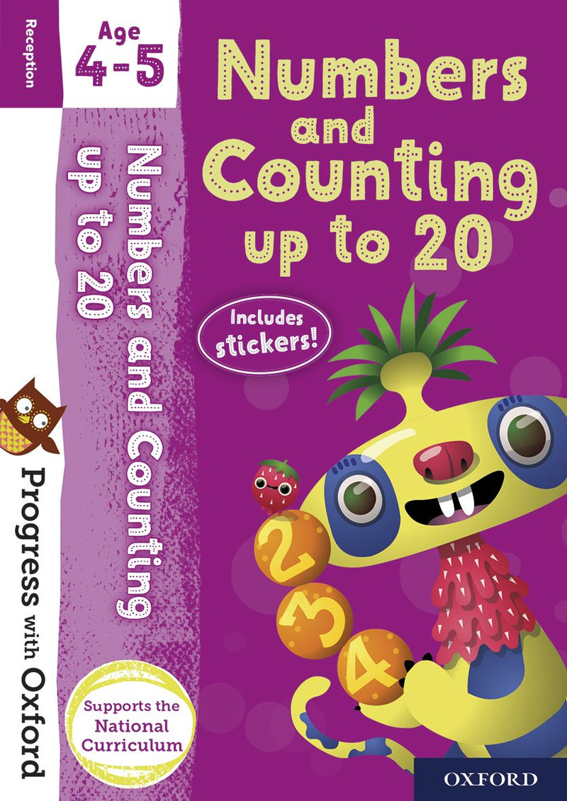 Progress with Oxford Age 4-5 小學補充練習 oup_shop Numbers and Counting up to 20 