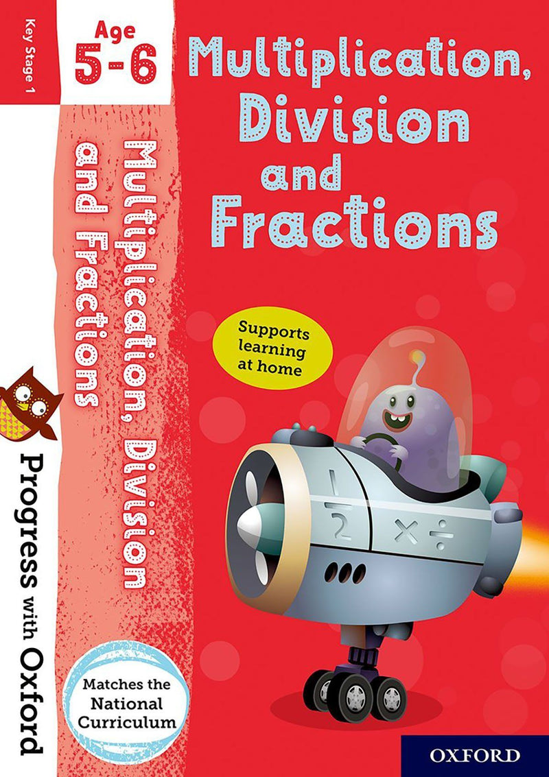 Progress with Oxford Age 5-6 小學補充練習 oup_shop Multiplication, Division and Fractions 