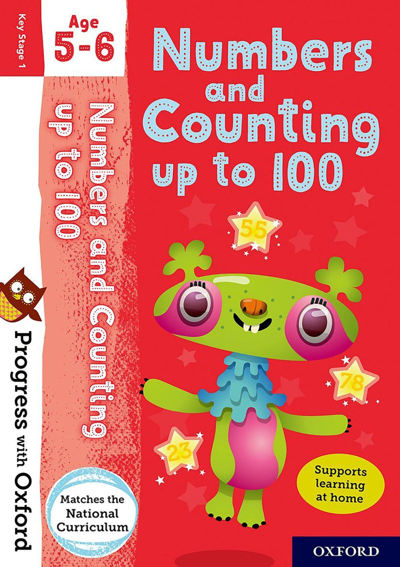 Progress with Oxford Age 5-6 小學補充練習 oup_shop Numbers and Counting up to 100 