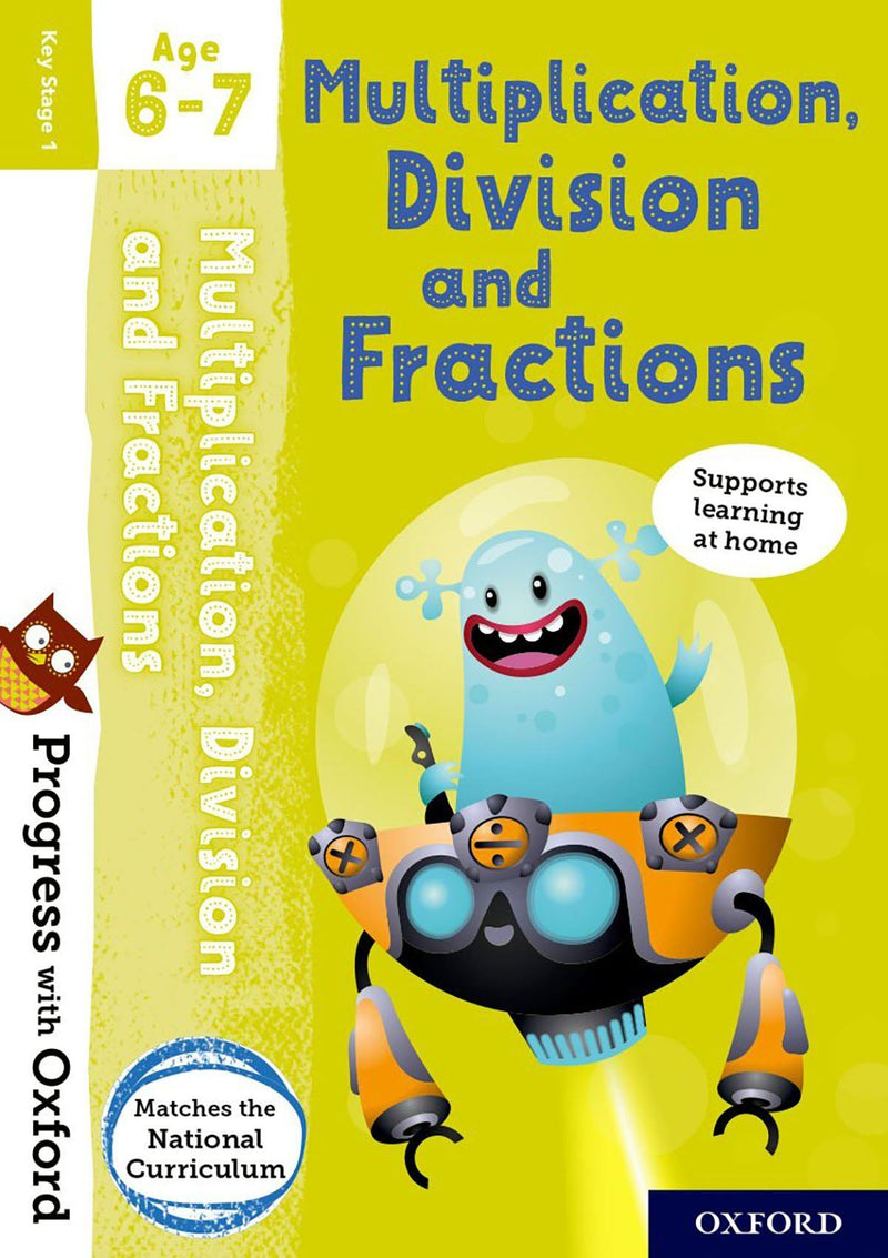 Progress with Oxford Age 6-7 小學補充練習 oup_shop Multiplication, Division and Fractions 