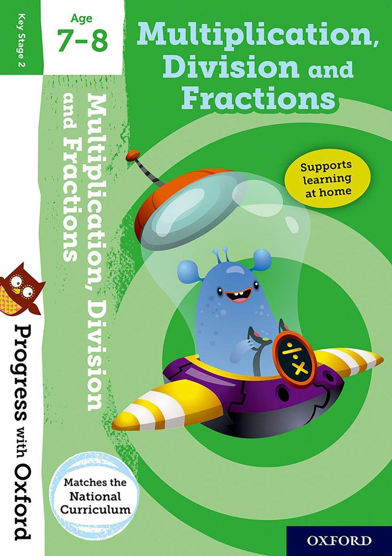 Progress with Oxford Age 7-8 小學補充練習 oup_shop Multiplication, Division and Fractions 