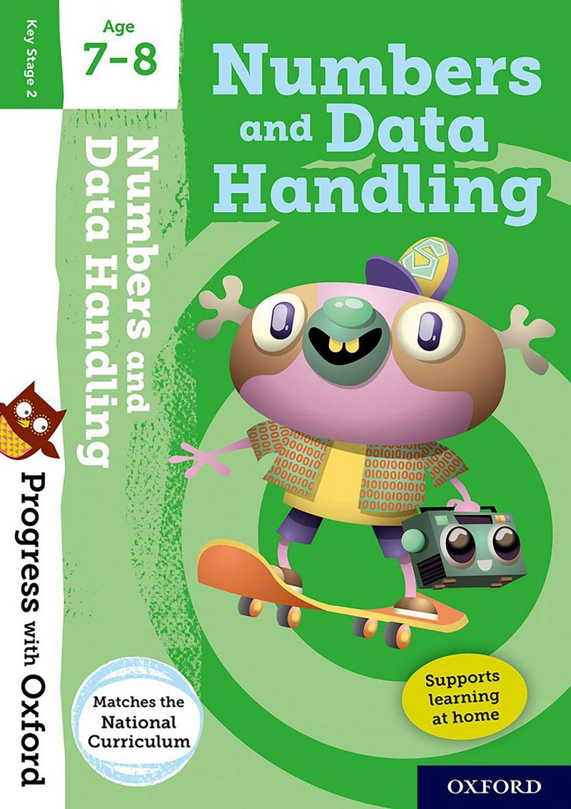 Progress with Oxford Age 7-8 小學補充練習 oup_shop Numbers and Data Handling 